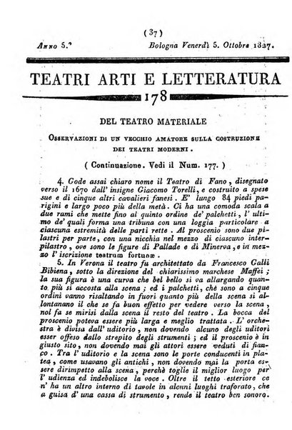 Cenni storici intorno alle lettere, invenzioni, arti, commercio e spettacoli teatrali