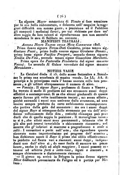 Cenni storici intorno alle lettere, invenzioni, arti, commercio e spettacoli teatrali