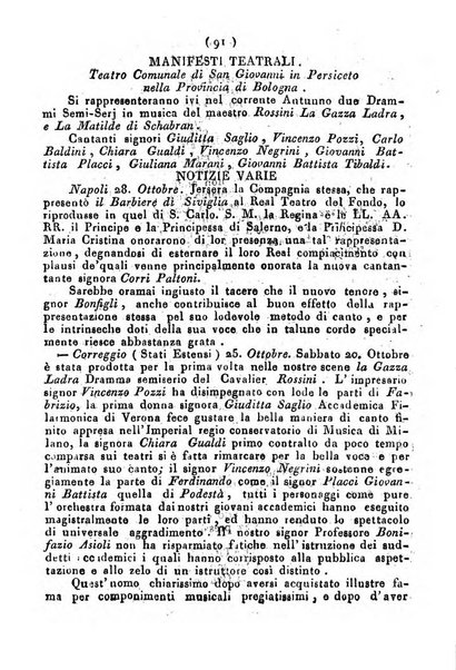 Cenni storici intorno alle lettere, invenzioni, arti, commercio e spettacoli teatrali