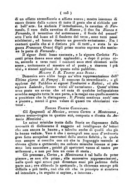 Cenni storici intorno alle lettere, invenzioni, arti, commercio e spettacoli teatrali