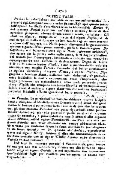 Cenni storici intorno alle lettere, invenzioni, arti, commercio e spettacoli teatrali