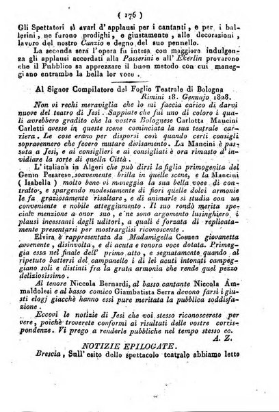 Cenni storici intorno alle lettere, invenzioni, arti, commercio e spettacoli teatrali