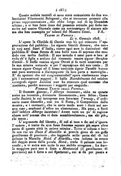 Cenni storici intorno alle lettere, invenzioni, arti, commercio e spettacoli teatrali