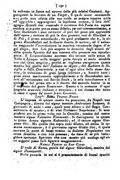 Cenni storici intorno alle lettere, invenzioni, arti, commercio e spettacoli teatrali