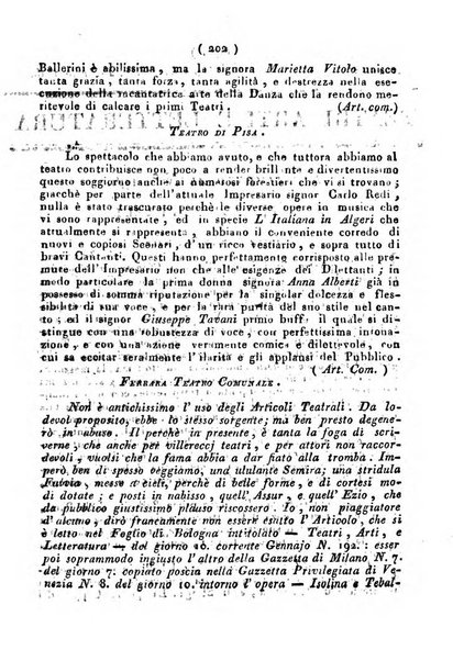 Cenni storici intorno alle lettere, invenzioni, arti, commercio e spettacoli teatrali