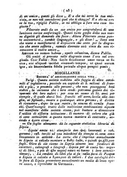 Cenni storici intorno alle lettere, invenzioni, arti, commercio e spettacoli teatrali