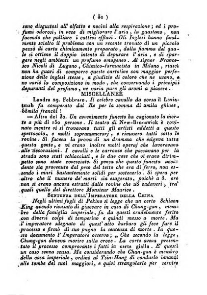 Cenni storici intorno alle lettere, invenzioni, arti, commercio e spettacoli teatrali