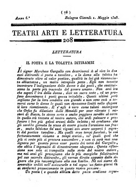 Cenni storici intorno alle lettere, invenzioni, arti, commercio e spettacoli teatrali