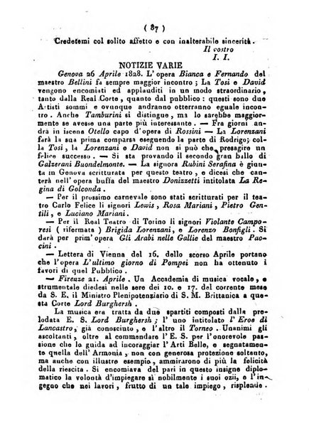 Cenni storici intorno alle lettere, invenzioni, arti, commercio e spettacoli teatrali