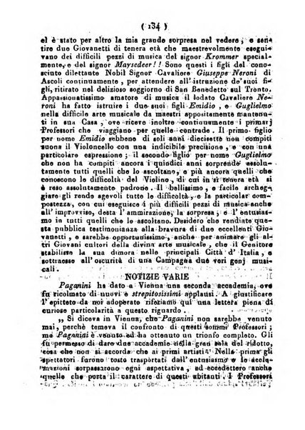 Cenni storici intorno alle lettere, invenzioni, arti, commercio e spettacoli teatrali