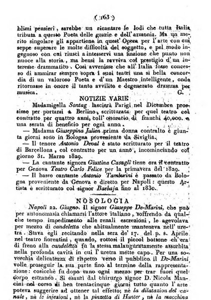 Cenni storici intorno alle lettere, invenzioni, arti, commercio e spettacoli teatrali