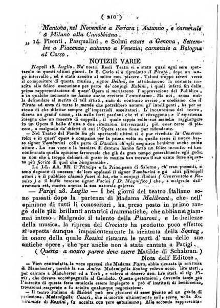 Cenni storici intorno alle lettere, invenzioni, arti, commercio e spettacoli teatrali