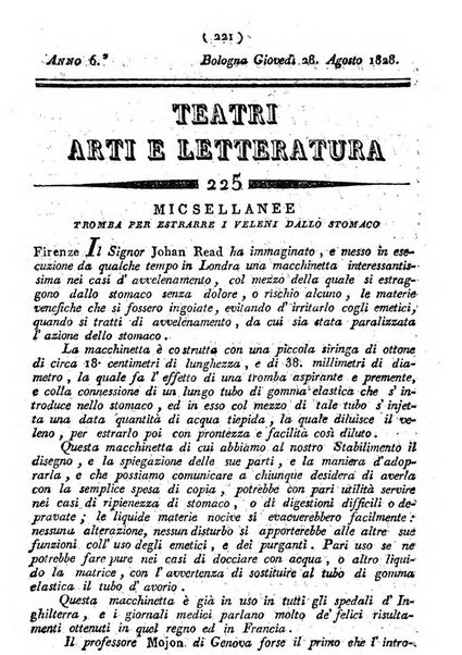 Cenni storici intorno alle lettere, invenzioni, arti, commercio e spettacoli teatrali