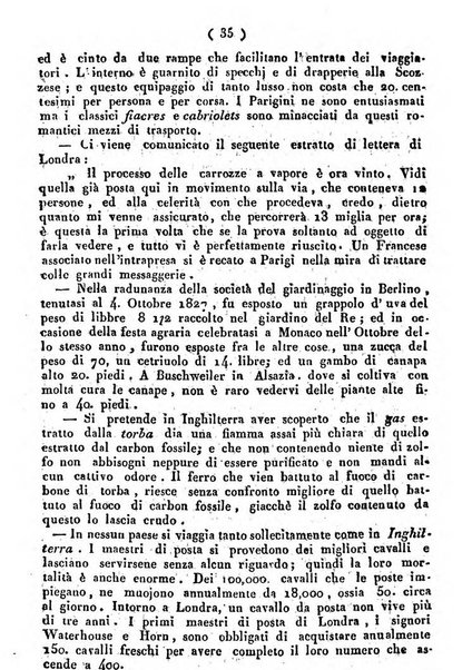 Cenni storici intorno alle lettere, invenzioni, arti, commercio e spettacoli teatrali