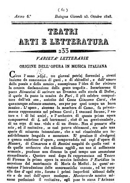 Cenni storici intorno alle lettere, invenzioni, arti, commercio e spettacoli teatrali