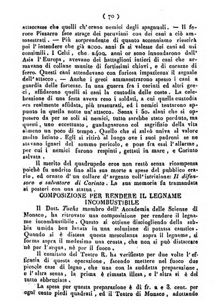 Cenni storici intorno alle lettere, invenzioni, arti, commercio e spettacoli teatrali