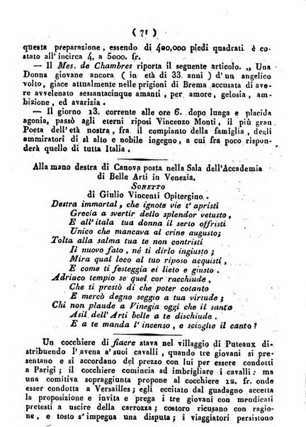 Cenni storici intorno alle lettere, invenzioni, arti, commercio e spettacoli teatrali