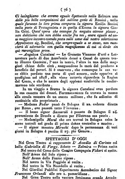 Cenni storici intorno alle lettere, invenzioni, arti, commercio e spettacoli teatrali