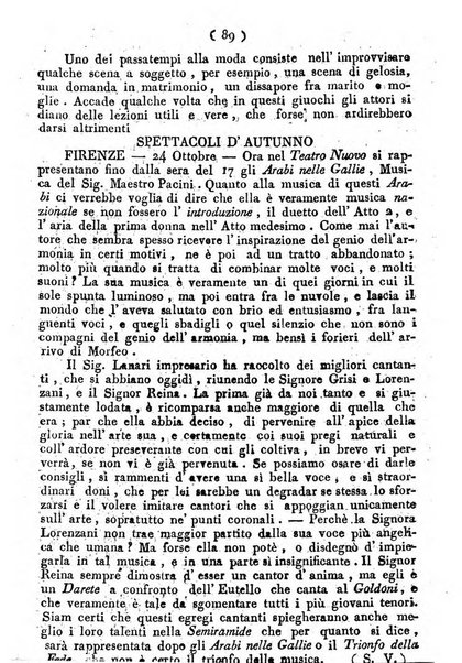 Cenni storici intorno alle lettere, invenzioni, arti, commercio e spettacoli teatrali