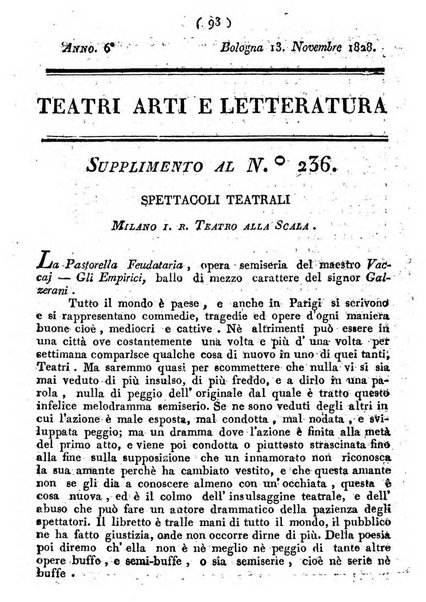 Cenni storici intorno alle lettere, invenzioni, arti, commercio e spettacoli teatrali