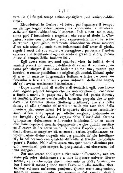 Cenni storici intorno alle lettere, invenzioni, arti, commercio e spettacoli teatrali