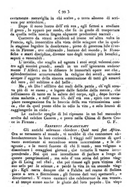 Cenni storici intorno alle lettere, invenzioni, arti, commercio e spettacoli teatrali