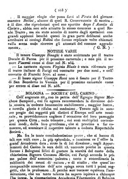 Cenni storici intorno alle lettere, invenzioni, arti, commercio e spettacoli teatrali