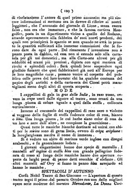 Cenni storici intorno alle lettere, invenzioni, arti, commercio e spettacoli teatrali