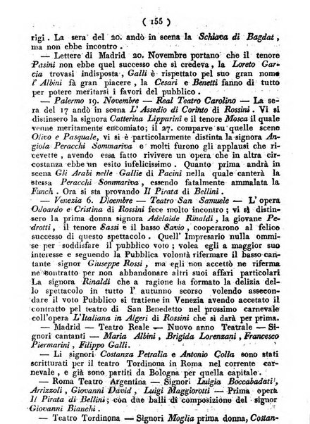 Cenni storici intorno alle lettere, invenzioni, arti, commercio e spettacoli teatrali