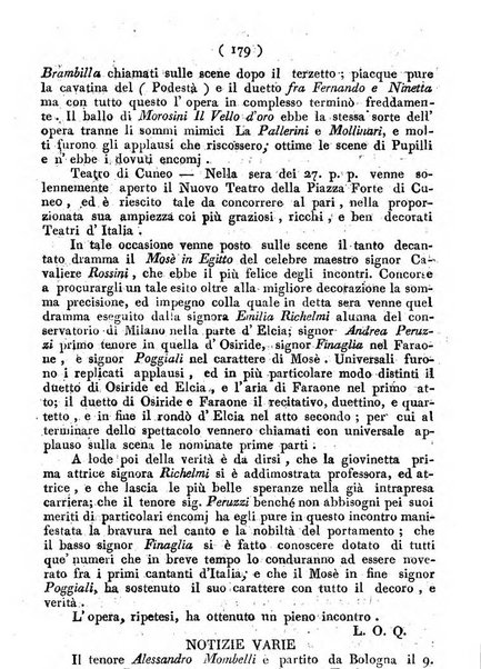 Cenni storici intorno alle lettere, invenzioni, arti, commercio e spettacoli teatrali