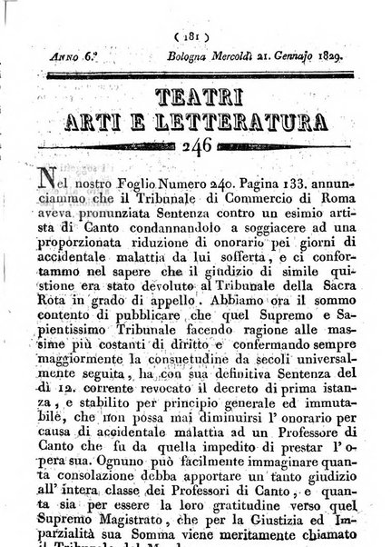 Cenni storici intorno alle lettere, invenzioni, arti, commercio e spettacoli teatrali