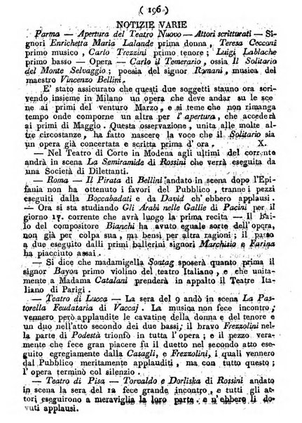 Cenni storici intorno alle lettere, invenzioni, arti, commercio e spettacoli teatrali