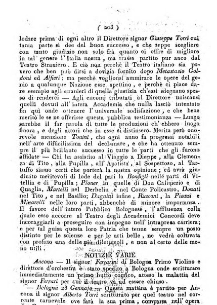 Cenni storici intorno alle lettere, invenzioni, arti, commercio e spettacoli teatrali