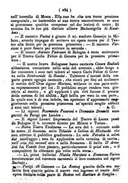 Cenni storici intorno alle lettere, invenzioni, arti, commercio e spettacoli teatrali