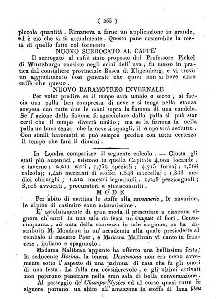 Cenni storici intorno alle lettere, invenzioni, arti, commercio e spettacoli teatrali