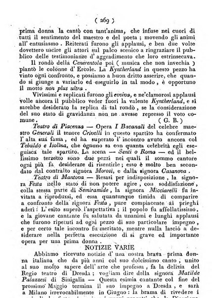 Cenni storici intorno alle lettere, invenzioni, arti, commercio e spettacoli teatrali