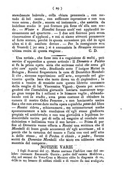 Cenni storici intorno alle lettere, invenzioni, arti, commercio e spettacoli teatrali