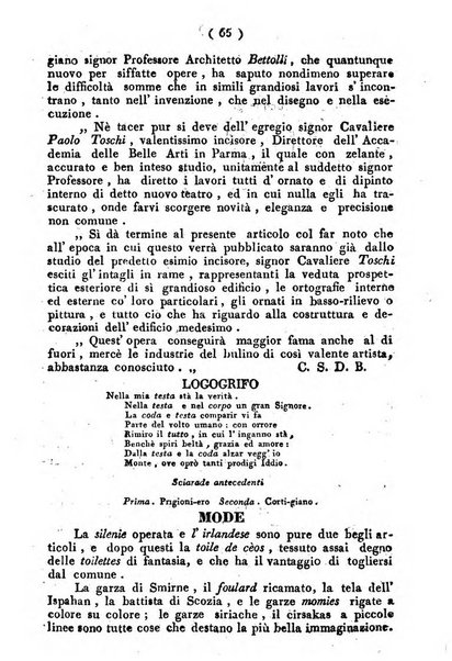 Cenni storici intorno alle lettere, invenzioni, arti, commercio e spettacoli teatrali