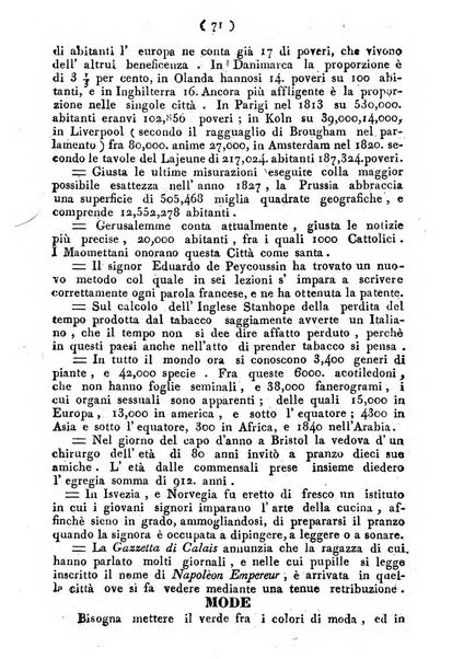 Cenni storici intorno alle lettere, invenzioni, arti, commercio e spettacoli teatrali