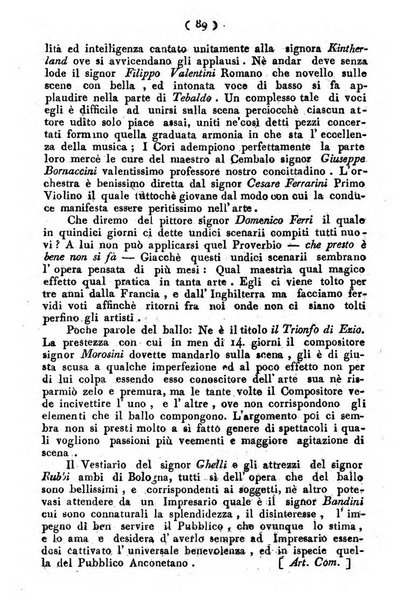 Cenni storici intorno alle lettere, invenzioni, arti, commercio e spettacoli teatrali