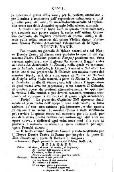 Cenni storici intorno alle lettere, invenzioni, arti, commercio e spettacoli teatrali