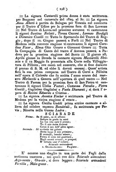 Cenni storici intorno alle lettere, invenzioni, arti, commercio e spettacoli teatrali