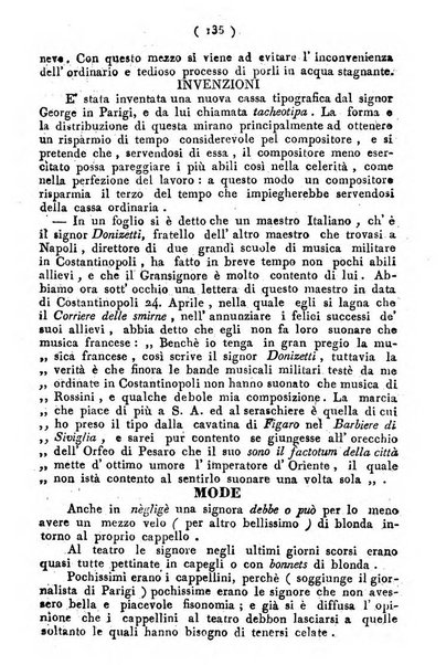 Cenni storici intorno alle lettere, invenzioni, arti, commercio e spettacoli teatrali