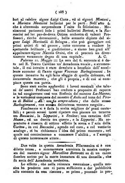 Cenni storici intorno alle lettere, invenzioni, arti, commercio e spettacoli teatrali