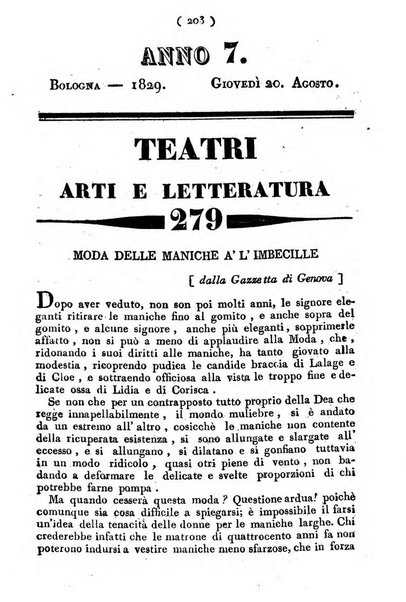 Cenni storici intorno alle lettere, invenzioni, arti, commercio e spettacoli teatrali