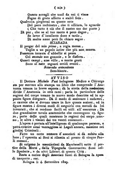 Cenni storici intorno alle lettere, invenzioni, arti, commercio e spettacoli teatrali