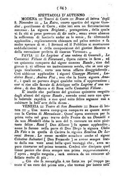 Cenni storici intorno alle lettere, invenzioni, arti, commercio e spettacoli teatrali