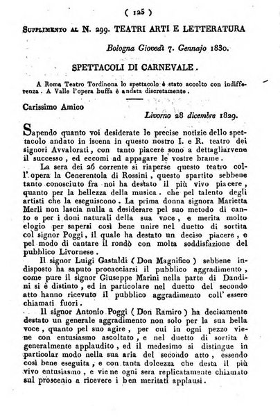 Cenni storici intorno alle lettere, invenzioni, arti, commercio e spettacoli teatrali