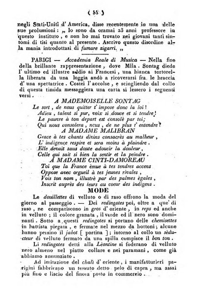 Cenni storici intorno alle lettere, invenzioni, arti, commercio e spettacoli teatrali