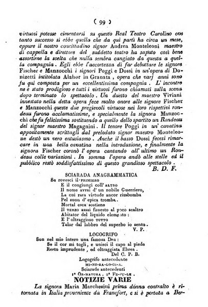 Cenni storici intorno alle lettere, invenzioni, arti, commercio e spettacoli teatrali